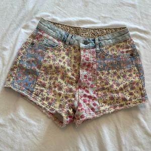 Farm Rio Anthropologie Denim Shorts, Size 26